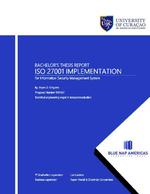 ISO 27001 implementation for Information Security Management System